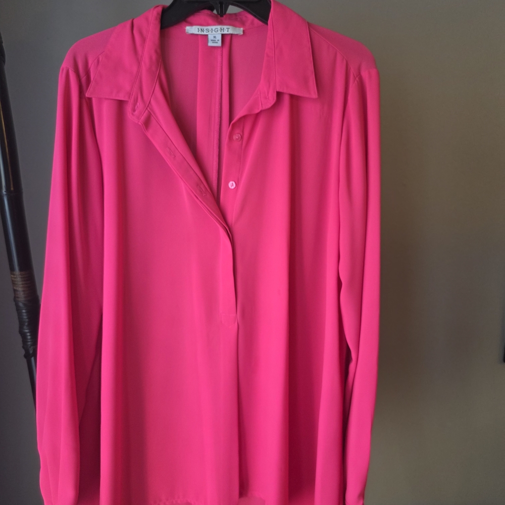 Insight Vibrant Pink Blouse